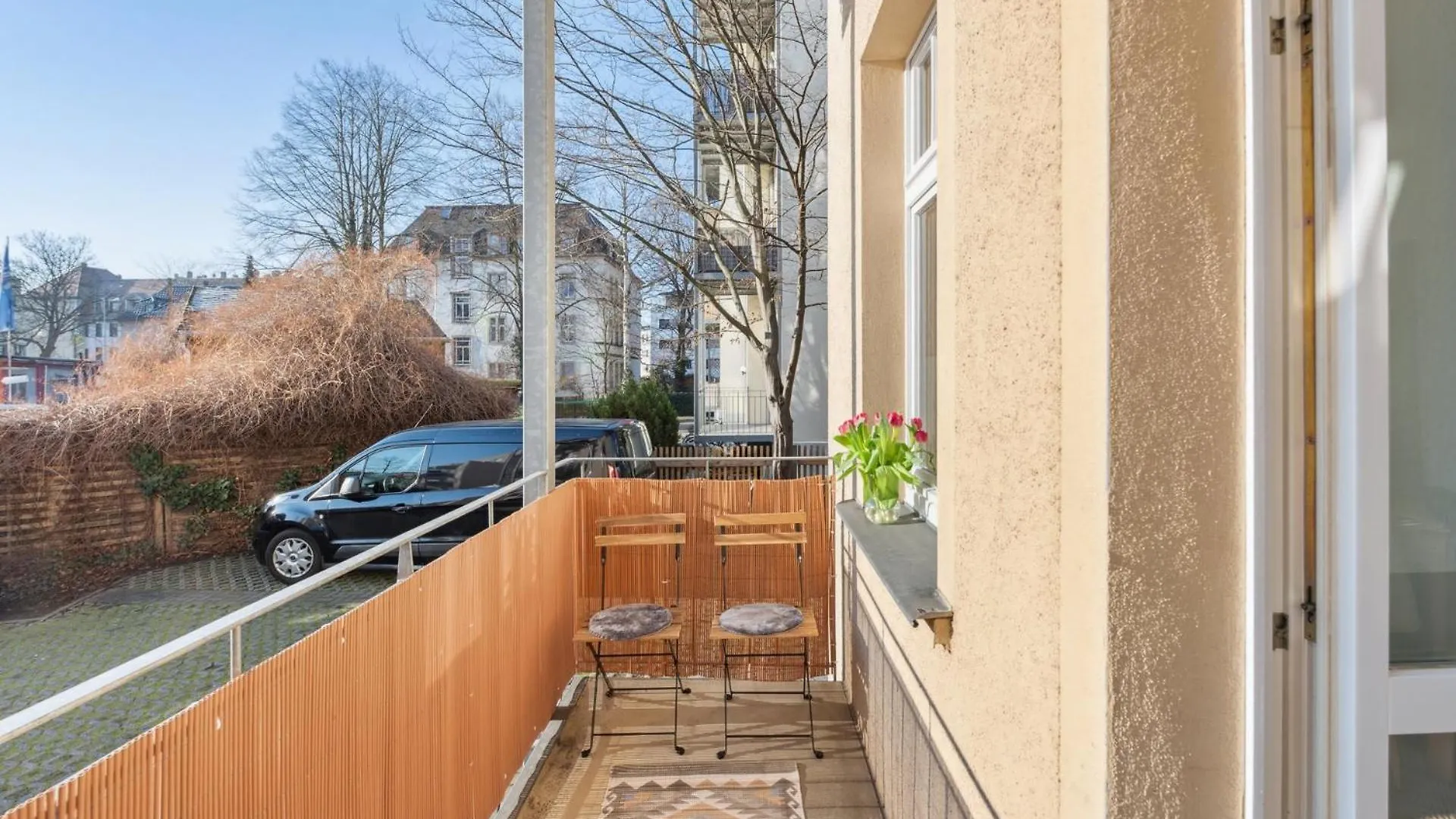 Sonniges Apartment Privatparkplatz Suedterrasse دريسدن