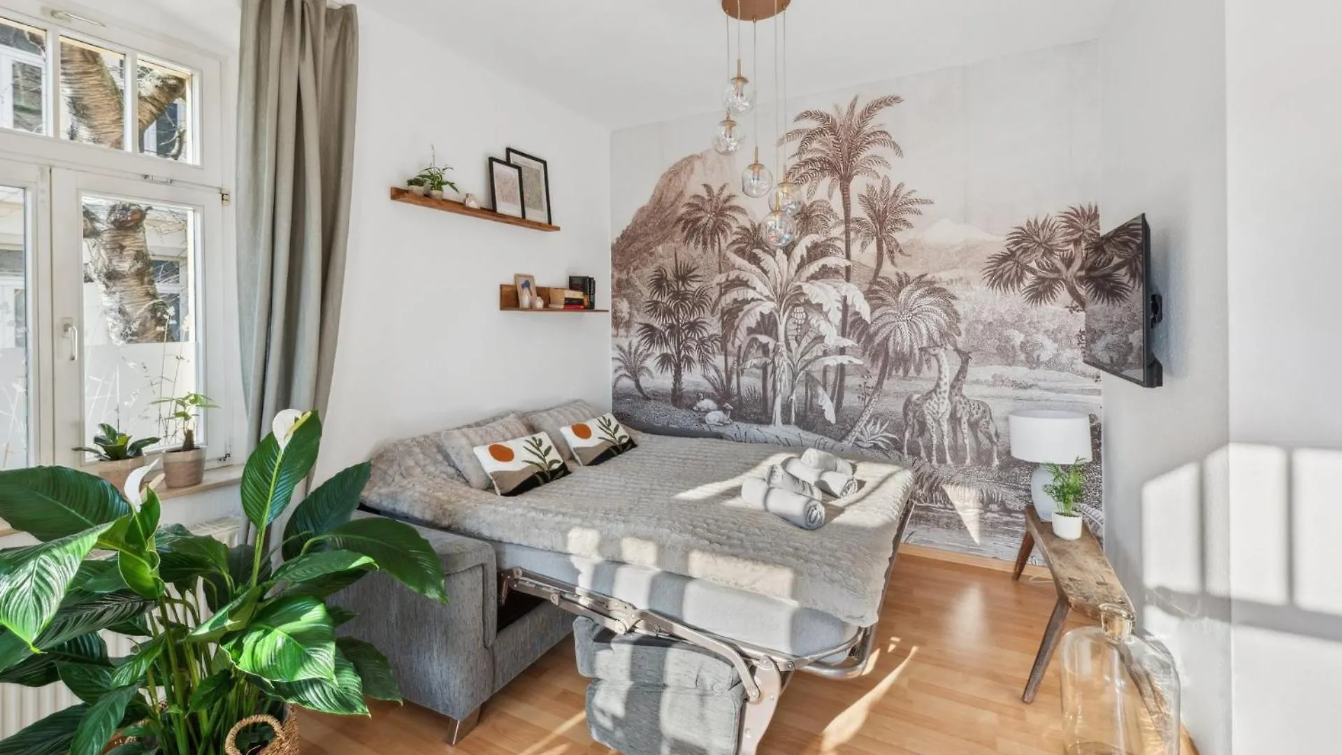 Sonniges Apartment Privatparkplatz Suedterrasse دريسدن